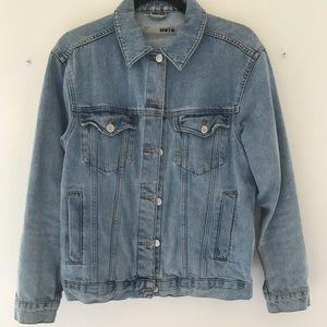 Topshop oversized jean jacket